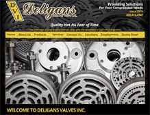 Tablet Screenshot of deligans.com